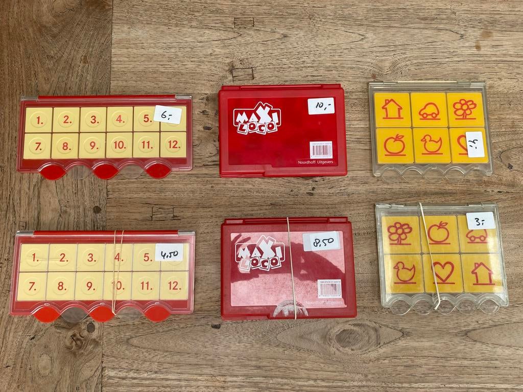 Losse mini/maxi/bambino locodoos/loco dozen, zgan, Ophalen of Verzenden, Zo goed als nieuw, Taal en Lezen