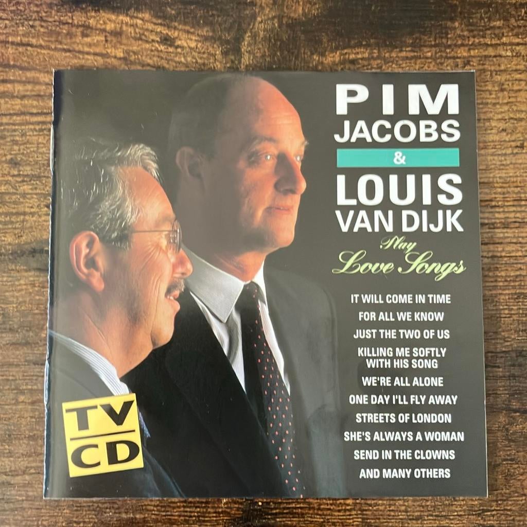 CD Pim Jacobs & Louis van Dijk - Play Love Songs, Ophalen of Verzenden, 1980 tot heden, Zo goed als nieuw, Jazz