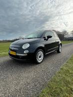 Fiat 500 1.2 C 2009 Zwart, Auto's, Fiat, 1242 cc, 4 cilinders, 840 kg, Zwart