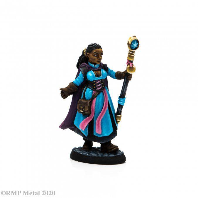Lashana Larkmoor Wizard 04007 (metal) Dungeons, Hobby en Vrije tijd, Gezelschapsspellen | Bordspellen, Verzenden, NL, Nieuw, Reaper Miniatures
