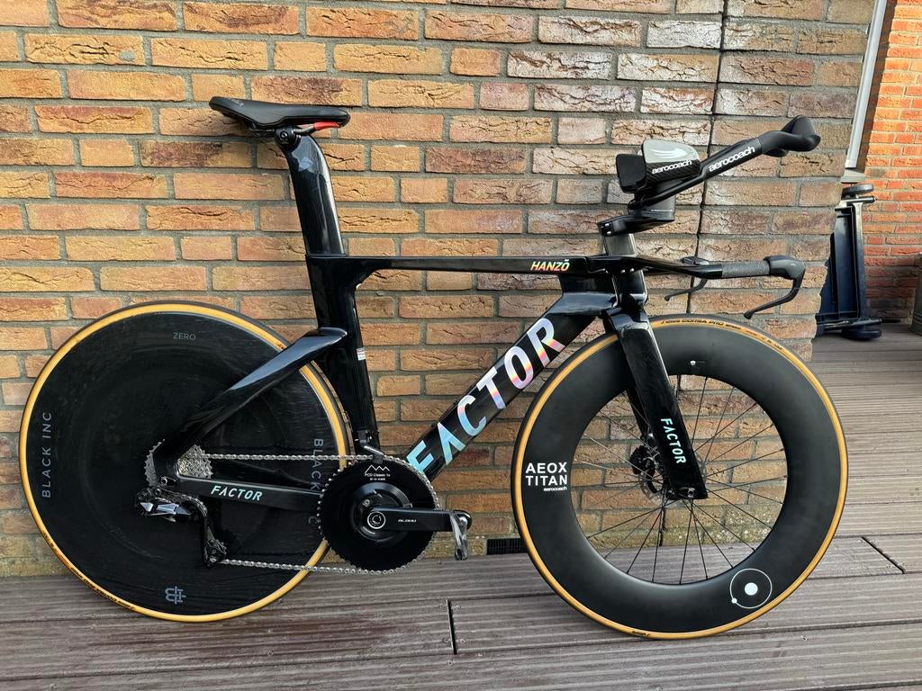 Factor Hanzo tijdritfiets, 28 inch, Carbon, Zo goed als nieuw, Meer dan 20 versnellingen