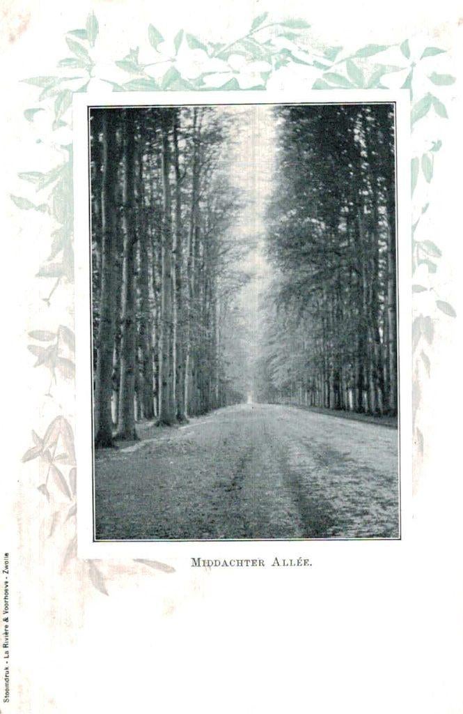 MIDDACHTEN Allee, Ophalen of Verzenden, Voor 1920, Ongelopen, Gelderland