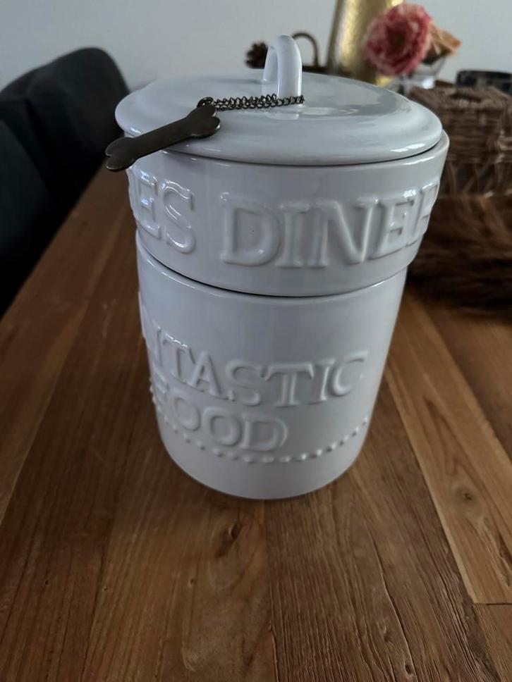 2 stuks Riviera maison honden koekjes pot, Dieren en Toebehoren, Overige Dieren-accessoires, Nieuw, Ophalen