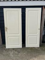 Opdekdeuren 2stuks meranti, Doe-het-zelf en Verbouw, Deuren en Horren, Ophalen, Gebruikt, 80 tot 100 cm, Binnendeur
