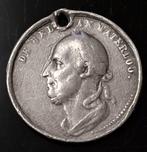 Penning Willem II Halve-Eeuwfeest Slag Van Waterloo 1865, Ophalen of Verzenden, Overige materialen, Nederland