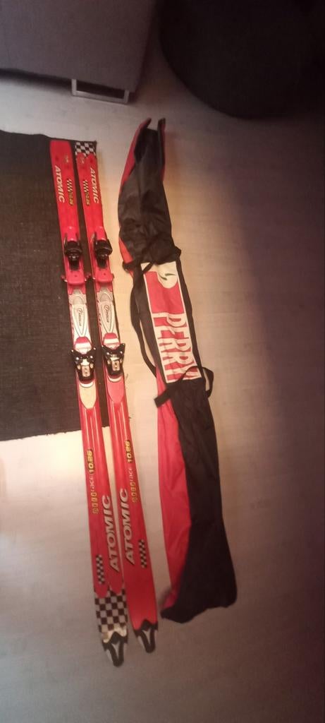 Gebruikte Atomic ski's met bindingen en skitas, Ophalen, 140 tot 160 cm, Gebruikt, Atomic