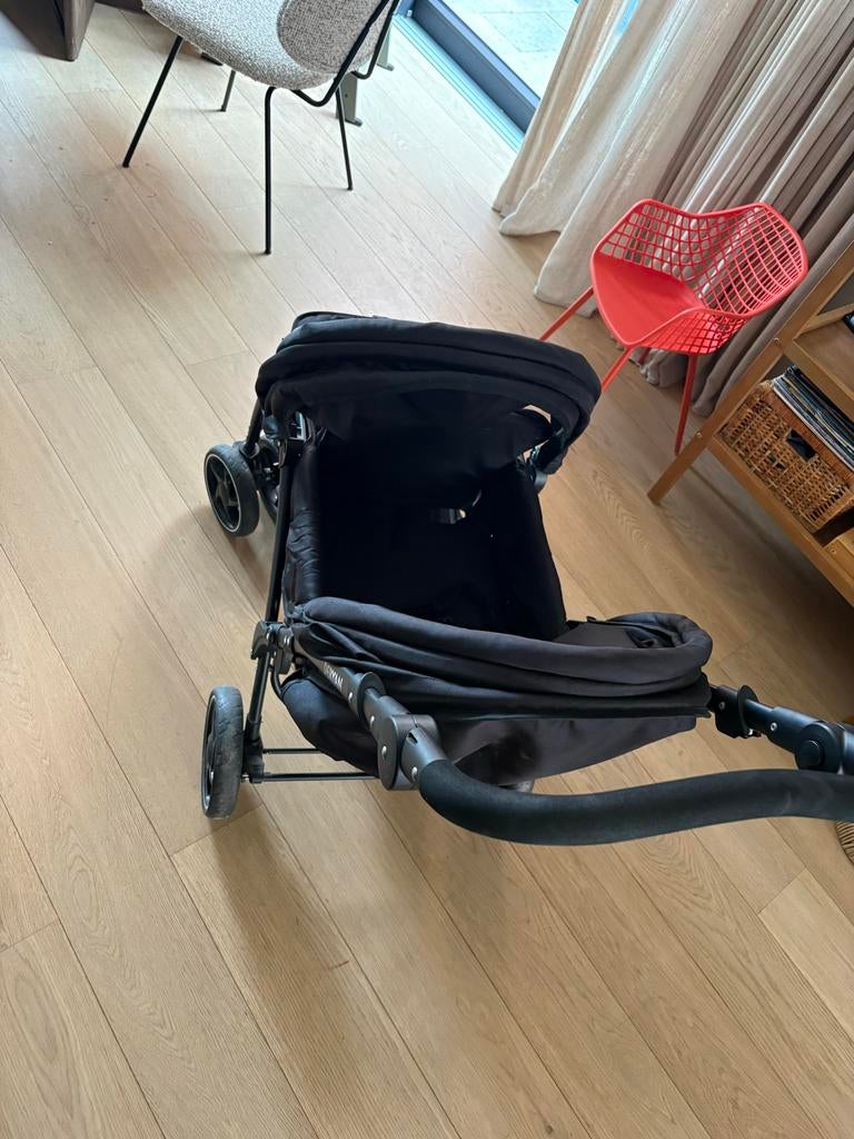 Handige tweeling buggy - Zwart, Ophalen, Gebruikt, Overige merken, Duomodel