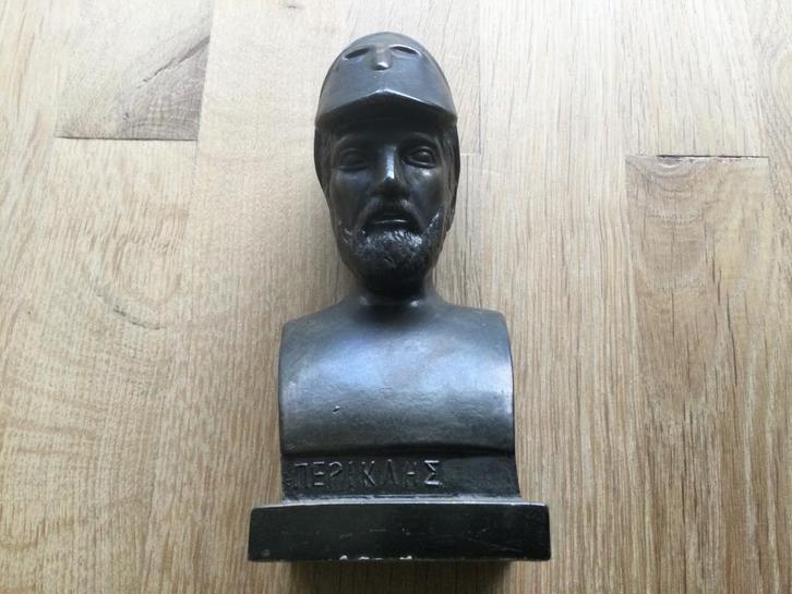 Buste Pericles Pantheon Akropolis in zijn opdracht gebouwd, Antiek en Kunst, Antiek | Koper en Brons, Ophalen of Verzenden