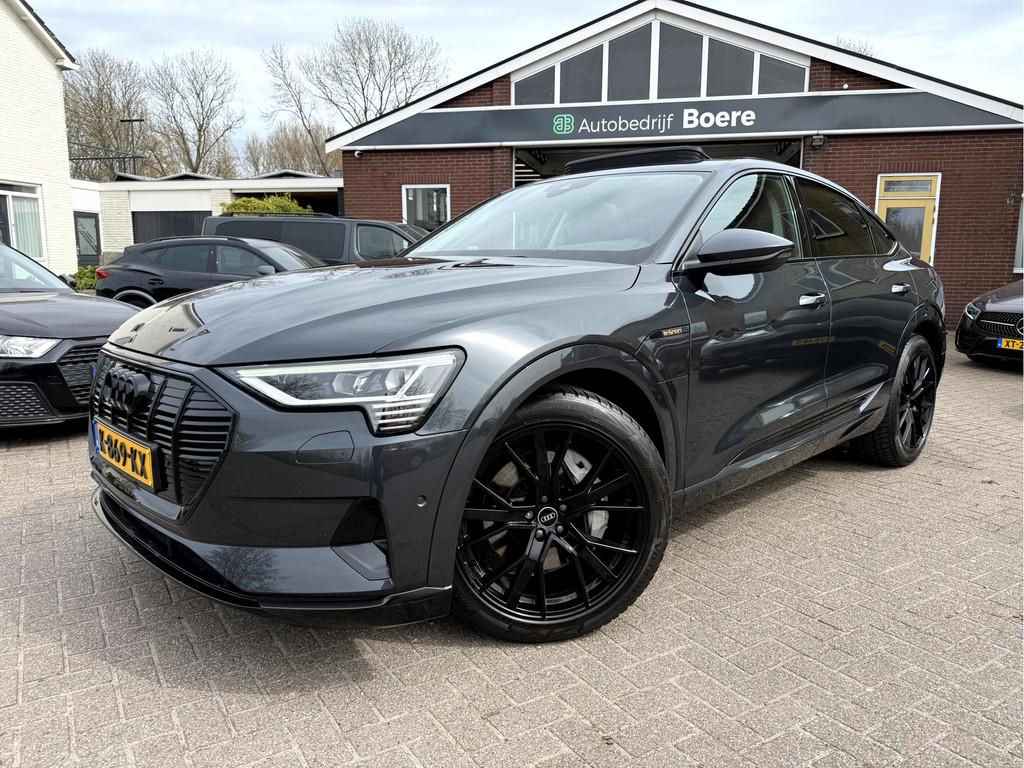 Audi e-tron Sportback 50 quattro edition Black SOH 91%, 21'', Auto's, Audi, Automaat, Zwart, Vierwielaandrijving, SUV of Terreinwagen