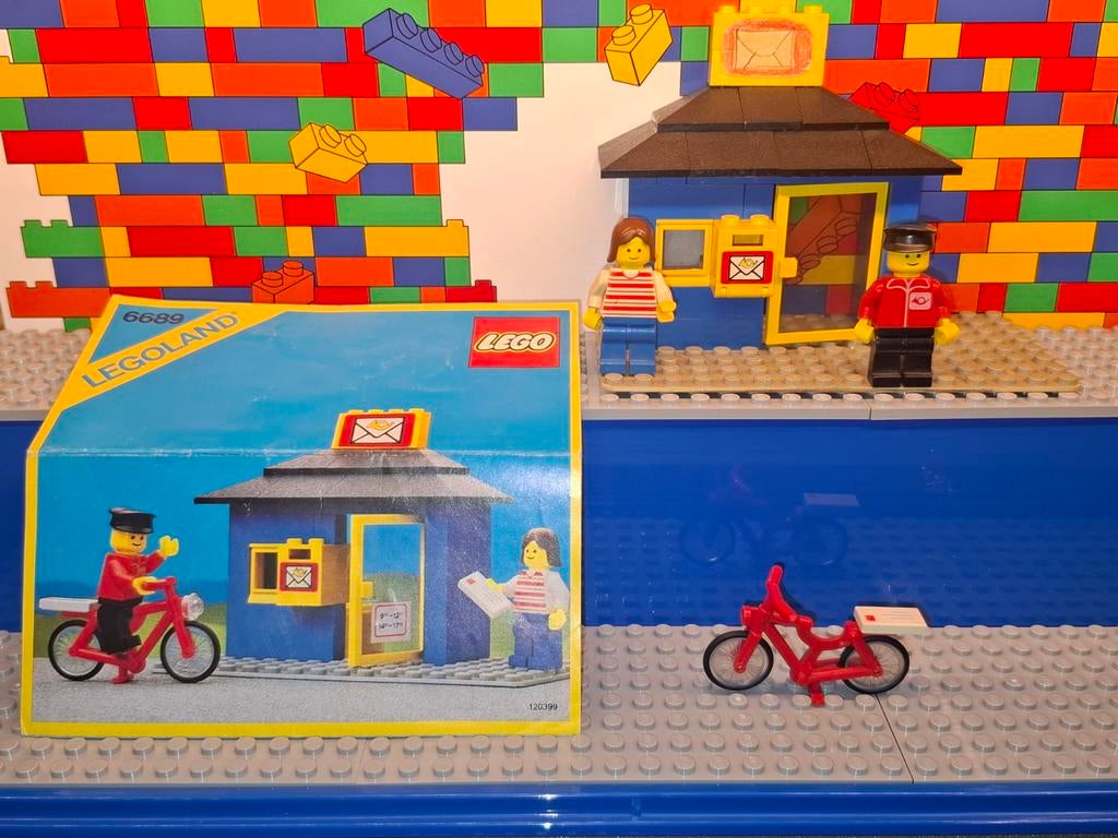 Lego postkantoor legoland 6689, Kinderen en Baby's, Speelgoed | Duplo en Lego, Compleet, Gebruikt, Lego, Ophalen of Verzenden