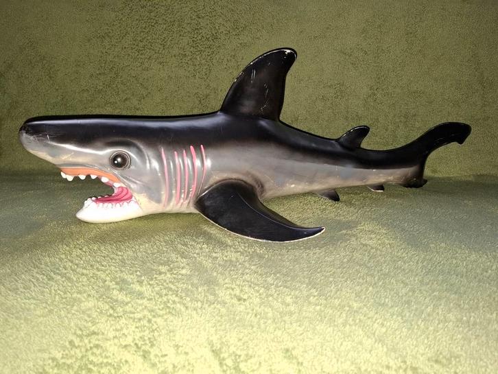 Haai 75cm - rubber - speelgoed, Verzamelen, Dierenverzamelingen, Gebruikt, Overige typen, Ophalen of Verzenden