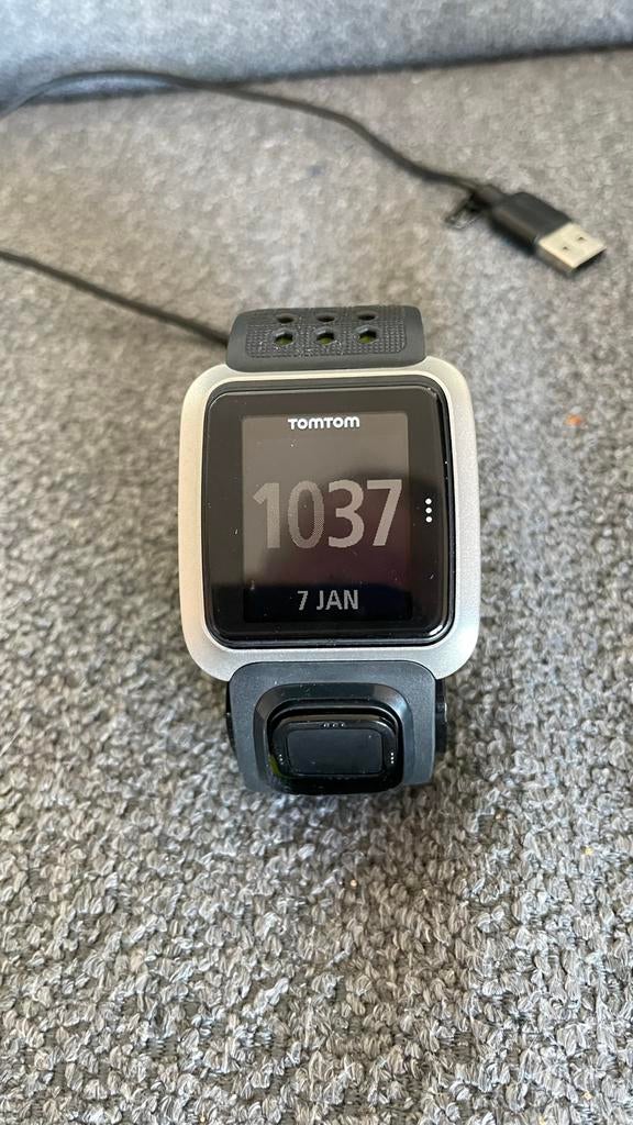 TomTom golfhorloge, Sieraden, Tassen en Uiterlijk, Sporthorloges, Zwart, Ophalen of Verzenden, Android, Afstand