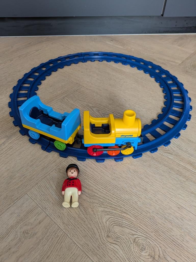 Playmobil 123 Trein 6760, Kinderen en Baby's, Speelgoed | Playmobil, Ophalen of Verzenden, Gebruikt, Complete set