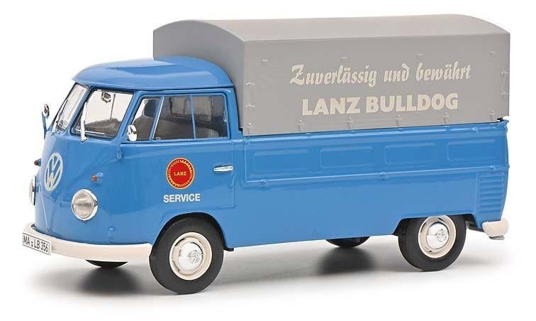 Schuco volkswagen t1 lanz bulldog service, Auto, Nieuw, Ophalen of Verzenden, Schuco