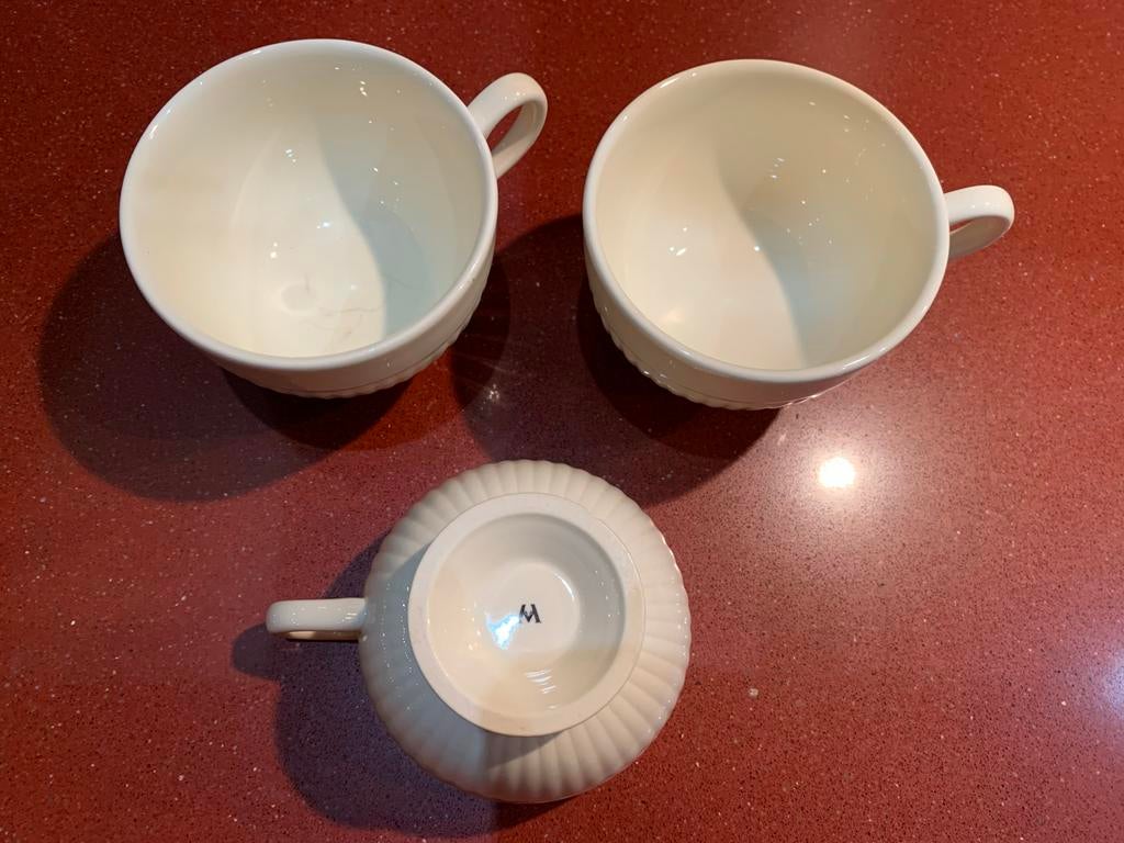 Wedgwood Edme Theekopjes - 3 stuks, Ophalen of Verzenden