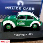 Volkswagen Käfer / Kever 1200 POLIZEI Atlas Police Cars 1:43, Ophalen of Verzenden, Nieuw, Auto, Overige merken