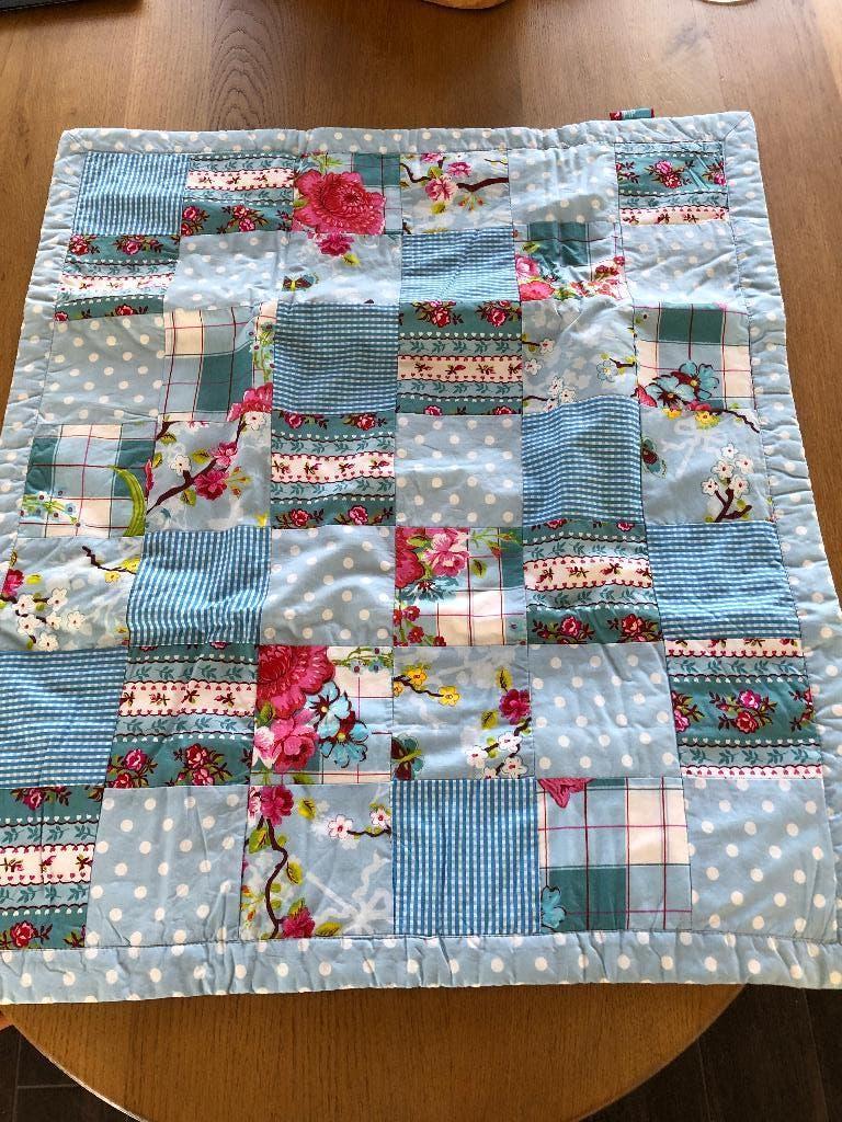Pip Studio quilted decoratie kussenhoes patchwork, Overige typen, Ophalen of Verzenden, Zo goed als nieuw, Overige maten