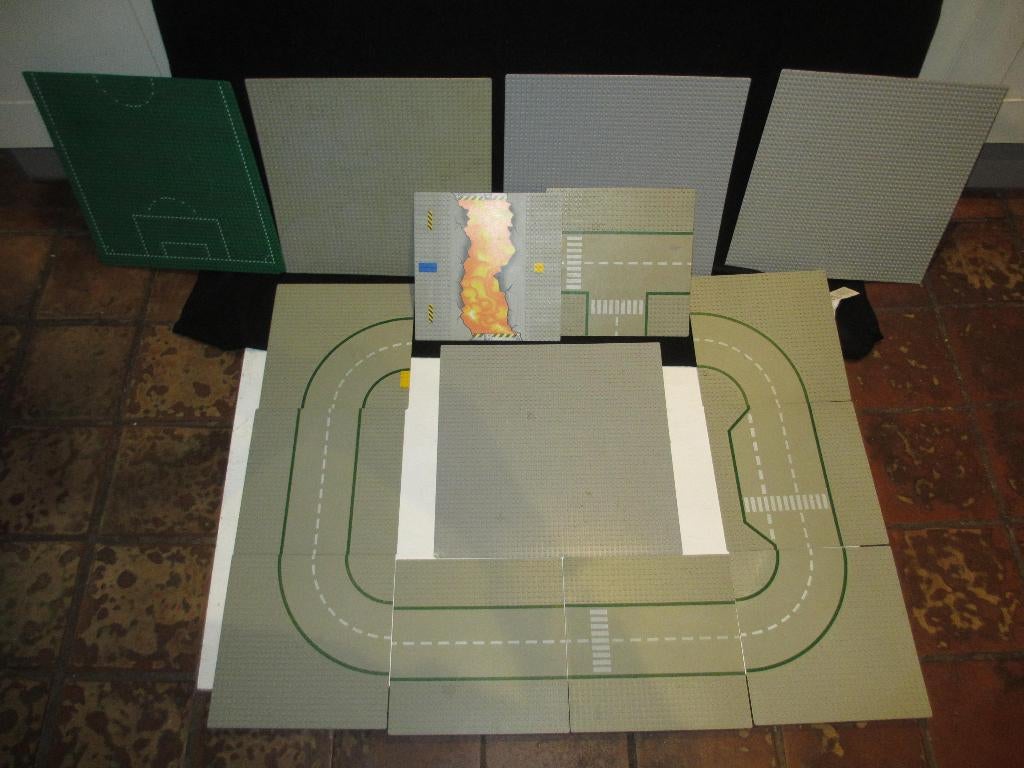 lego 10 wegenplaten plus 5 extra grote bouwplaten, Ophalen of Verzenden, Gebruikt, Losse stenen, Lego