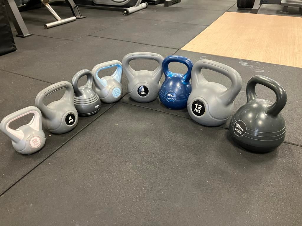 Kettlebell set 2-14 kg, Sport en Fitness, Ophalen, Gebruikt, Armen, Kettlebell