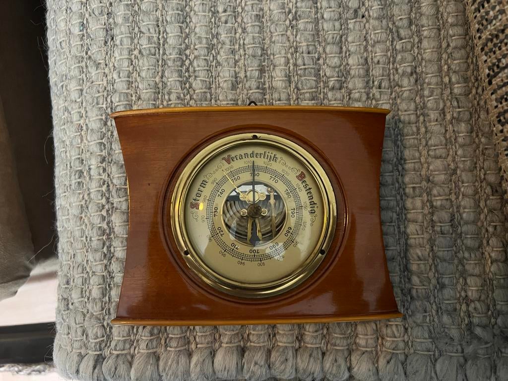 Barometer van G.H. Veringa, Audio, Tv en Foto, Weerstations en Barometers, Ophalen of Verzenden, Gebruikt, Barometer