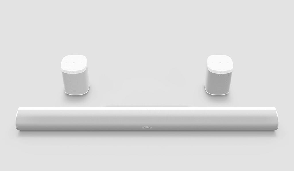 Sonos Arc set | Gen 3 Sub (zwart) | 4x SL | Met statiefen, Ophalen of Verzenden, Zo goed als nieuw