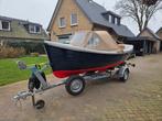 Arie Wiegmans 16 Sloep met Yanmar dieselmotor en trailer, Watersport en Boten, Ophalen, 10 tot 30 pk, Binnenboordmotor, Diesel