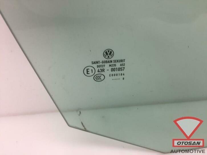 vw golf v 5 ruit raam deur portier rechts voor 5 deurs, Auto-onderdelen, Ruiten en Toebehoren, Gebruikt, Volkswagen, Volkswagen AG