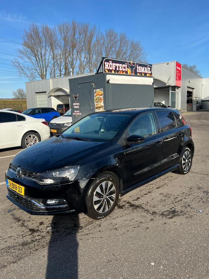 Volkswagen Polo 1.4 TDI 55KW BMT 2015 Zwart, Auto's, Volkswagen, Bedrijf, Polo, Diesel, B, Hatchback, Handgeschakeld, Origineel Nederlands