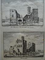 gravure kasteel Spangen Overschie, Rotterdam Rademaker 1725, Verzenden