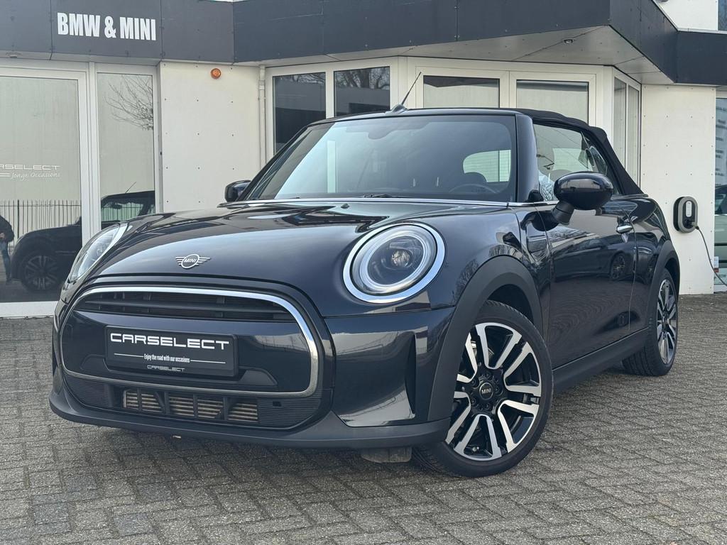 MINI Cooper 1.5 Cabriolet, Yours, NAVIGATIE, Camera, Climaat, Auto's, Mini, 136 pk, Gebruikt, Zwart, 4 stoelen