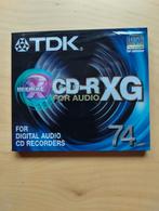 TDK CD-R XG 74MIN. * Geschikt Voor Audio CD Recorders * New, Ophalen of Verzenden, Nieuw, Cd, TDK