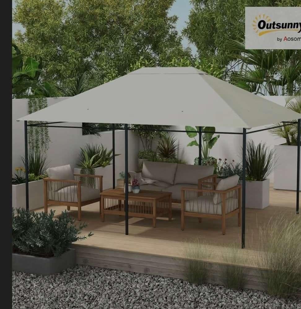 Vervangend dak voor paviljoen nieuw, Tuin en Terras, Nieuw, A, Paviljoen, A