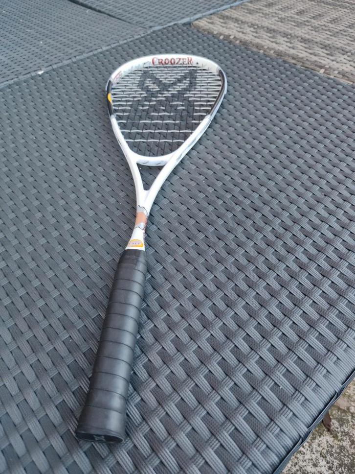 Exell croozer Squash Racket - Wit, Sport en Fitness, Squash, Gebruikt, Racket, Ophalen of Verzenden