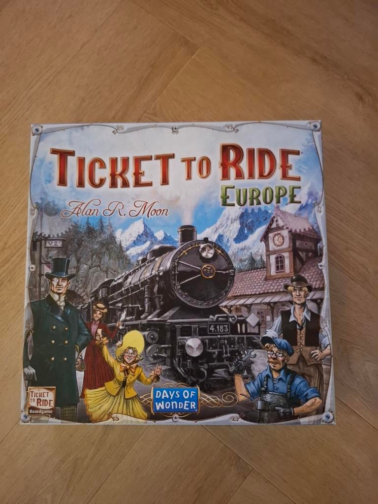 Ticket to Ride Europe Bordspel - Zo goed als nieuw, Ophalen of Verzenden, Zo goed als nieuw, Days of Wonder