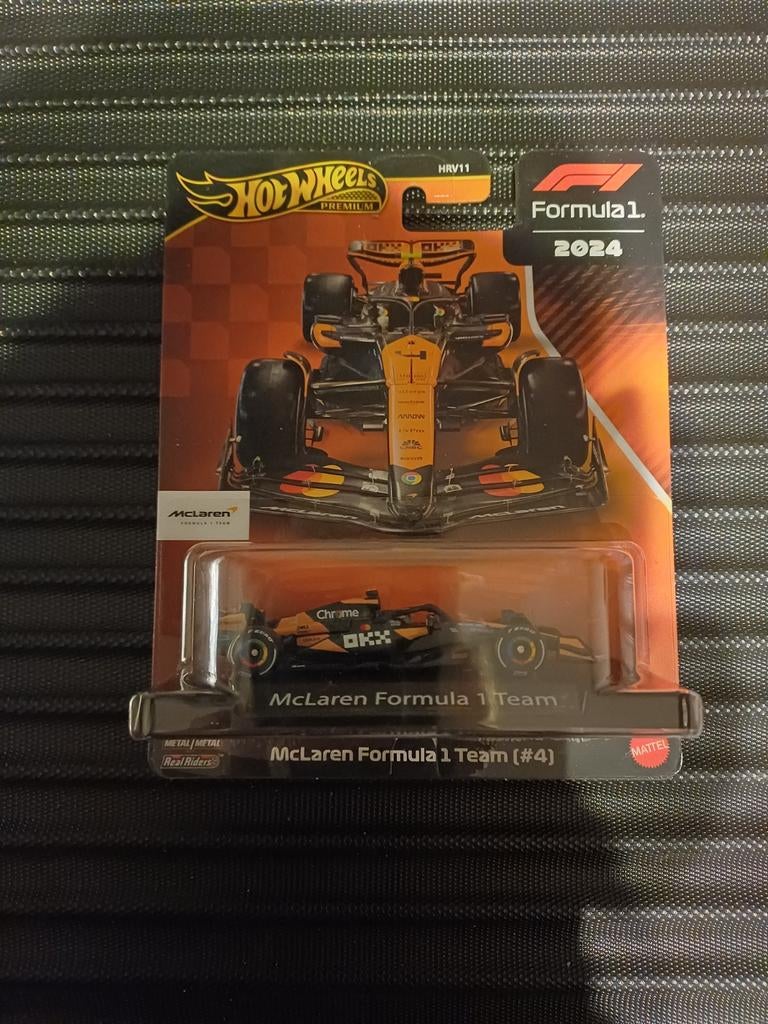 Hot Wheels Premium McLaren Formule 1 Team #4 (Nieuw), Hobby en Vrije tijd, Modelbouw | Auto's en Voertuigen, Ophalen
