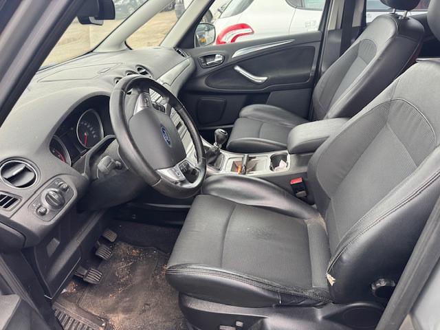 Ford S-Max 2.5-20V Turbo, '07, motor defect, loop of sloop !, Auto's, Voorwielaandrijving, Gebruikt, Leder en Stof, 2521 cc