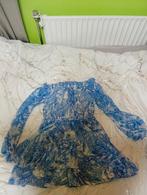 Jurk blauw met een bloem patroon, Kleding | Dames, Jurken, Blauw, Nieuw, New Yorker, Boven de knie