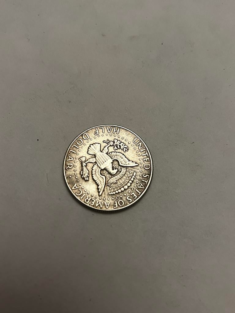 Kennedy Half Dollar 1964 - Echt Zilveren Munt, Postzegels en Munten, Munten | Amerika, Ophalen of Verzenden, Noord-Amerika, Losse munt