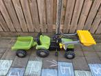 RollyToys RollyKid Traptractor met Frontlader & Aanhanger, Ophalen, Zo goed als nieuw, Trapvoertuig