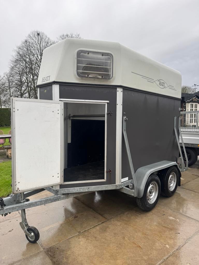 1,5 paards paardentrailer aluminium bodem trailer., Dieren en Toebehoren, Paarden en Pony's | Trailers en Aanhangwagens, Ophalen of Verzenden