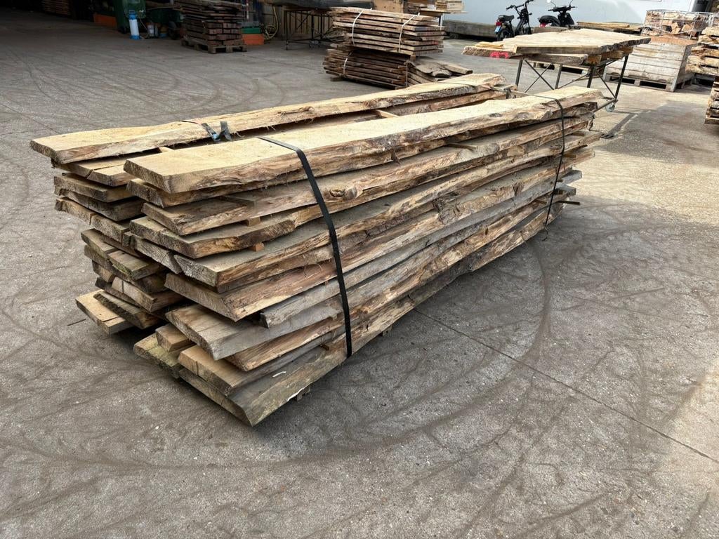 Partij populieren schaaldelen, Doe-het-zelf en Verbouw, Hout en Planken, 25 tot 50 mm, Nieuw, Ophalen of Verzenden, 250 tot 300 cm