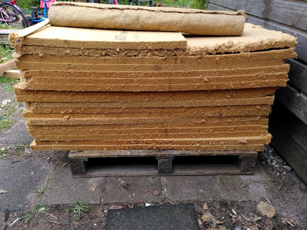 3cm houtvezel isolatieplaten — Gutex Thermosafe-WD, Doe-het-zelf en Verbouw, Gebruikt, 15 m² of meer, Ophalen, Minder dan 4 cm