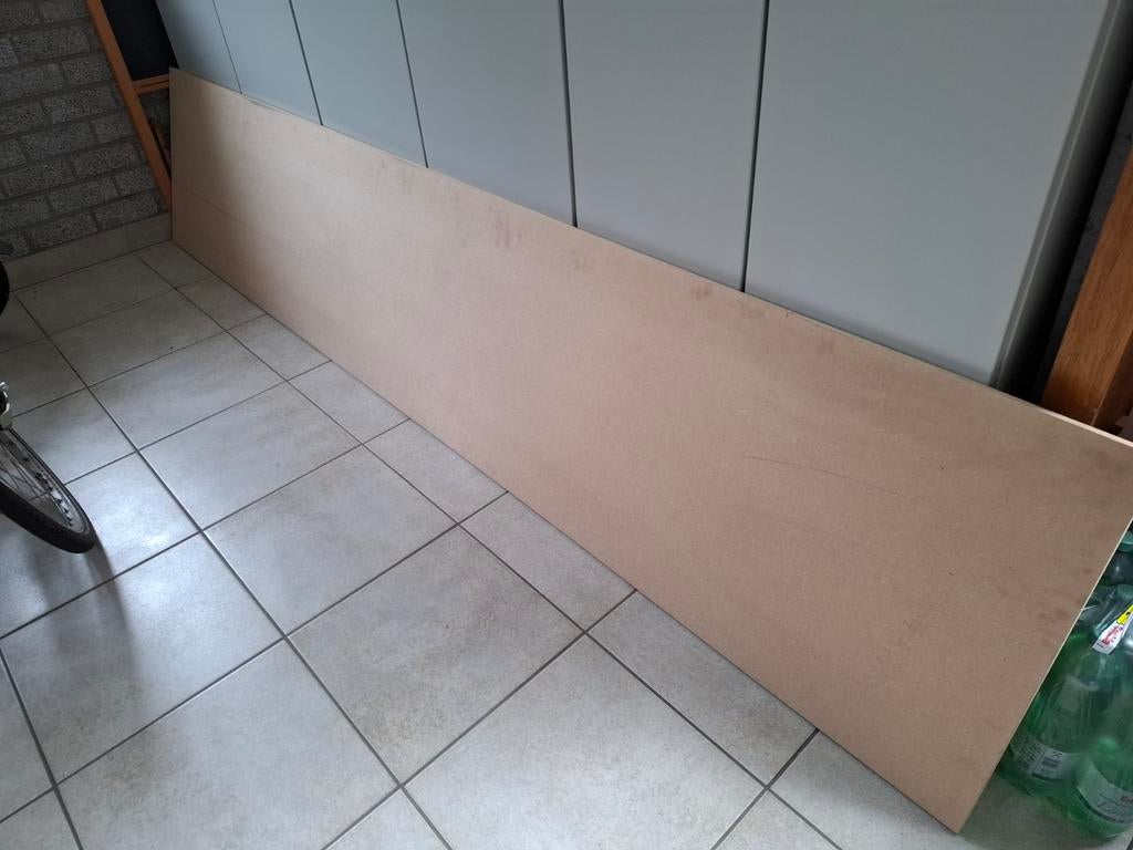 Grote MDF-plaat, ideaal voor diverse projecten, Ophalen, Gebruikt, Minder dan 25 mm, Plank