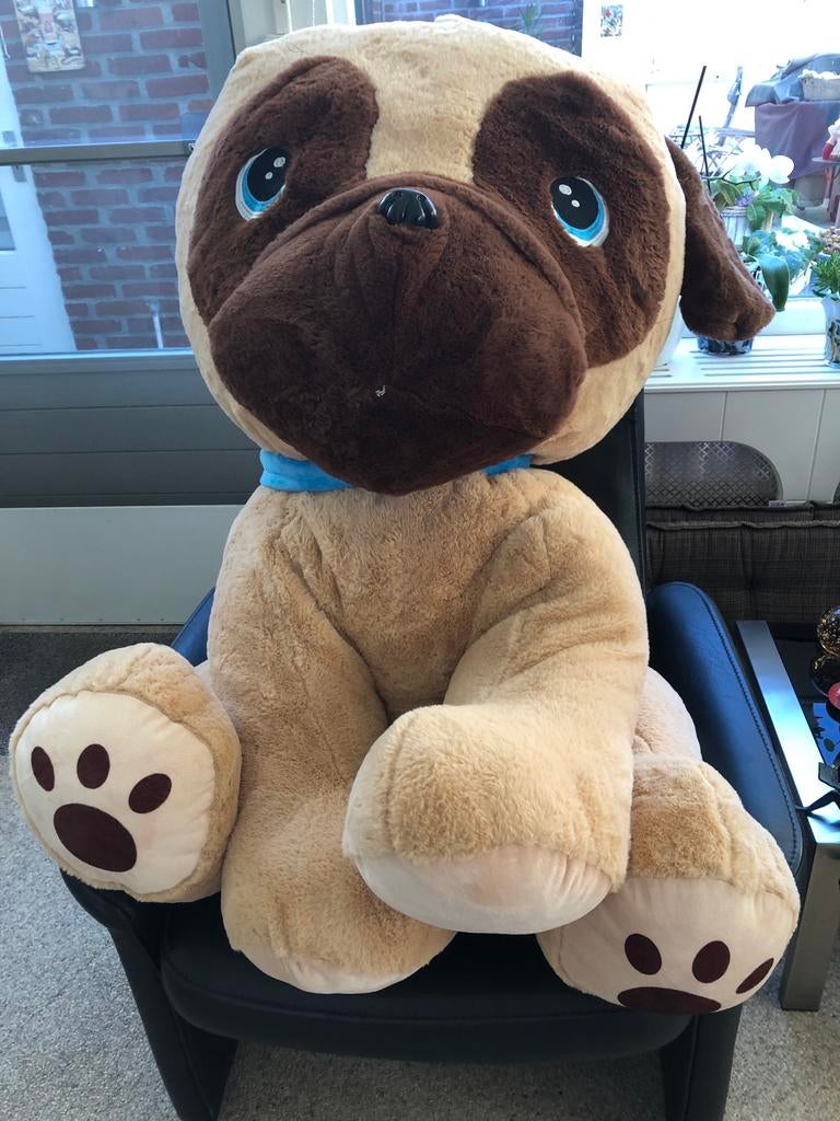 Te koop grote knuffel hond, Ophalen, Zo goed als nieuw, Hond