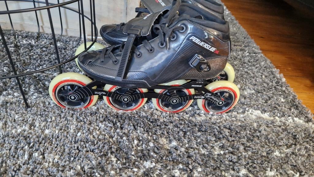 Powerslide Skeelers - Zo goed als nieuw mt 44, Sport en Fitness, Ophalen, Heren, Zo goed als nieuw, Inline skates 4 wielen