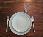IKEA borden mint groen (5-6-6 pers), Huis en Inrichting, Keuken | Servies, Ophalen, Zo goed als nieuw, Bord(en), Effen