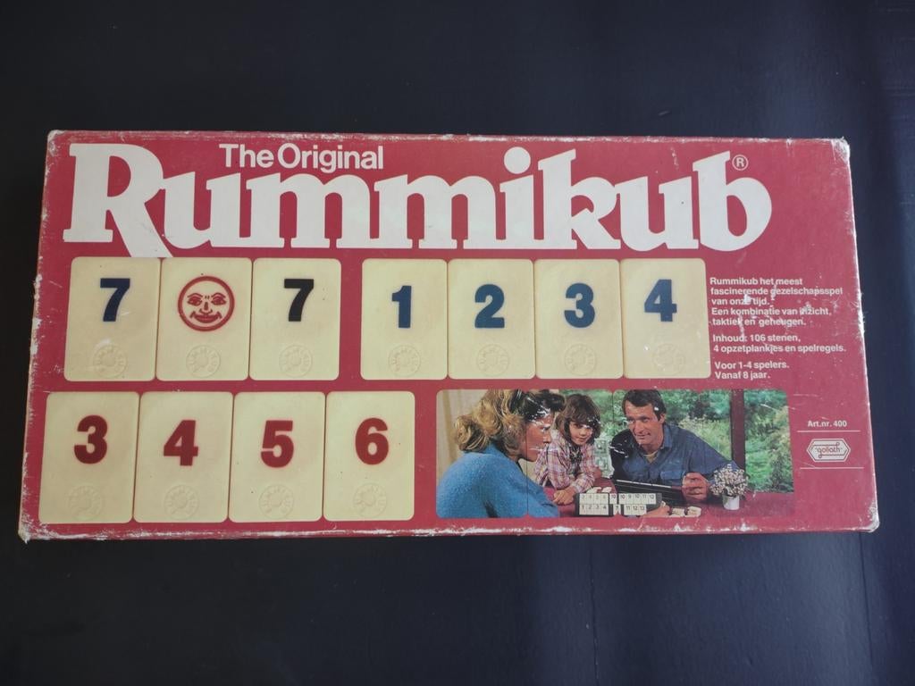 Rummikub - Grote Stenen - Goliath, Een of twee spelers, Ophalen of Verzenden, Gebruikt, Goliath