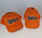 Cap Pet oranje met opdruk Holland met daarin LED lampjes, 2x, Overige maten, Zo goed als nieuw, Accessoires, Oranje of Koningsdag