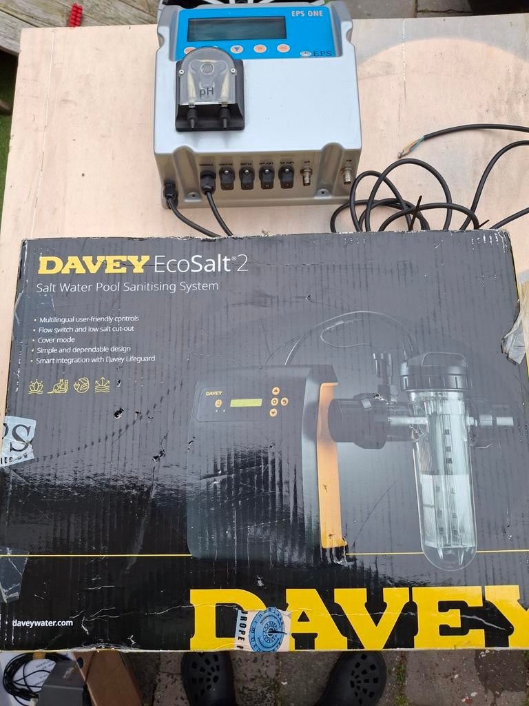Zwembad ecosalt gloor systeem davey eps, Tuin en Terras, Zwembad-toebehoren, Ophalen of Verzenden, Zo goed als nieuw