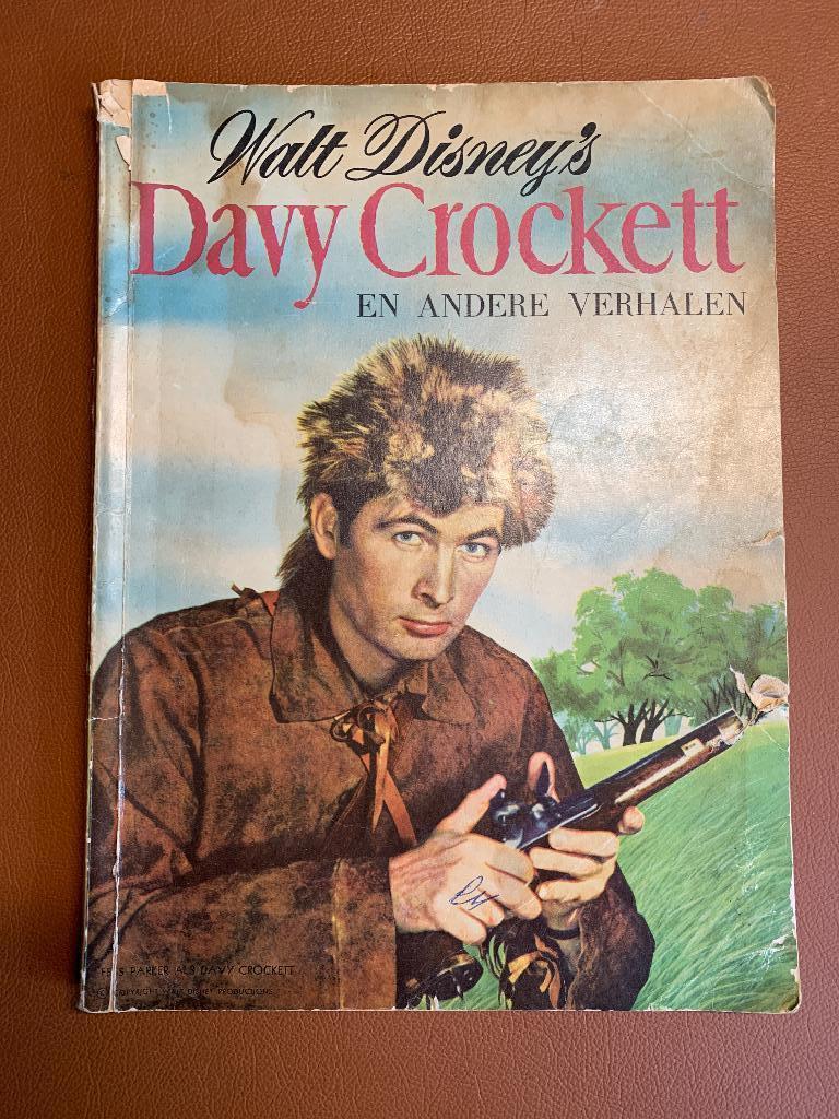 Stripboek Davy Crockett 1957, Eén stripboek, Ophalen of Verzenden, Gelezen